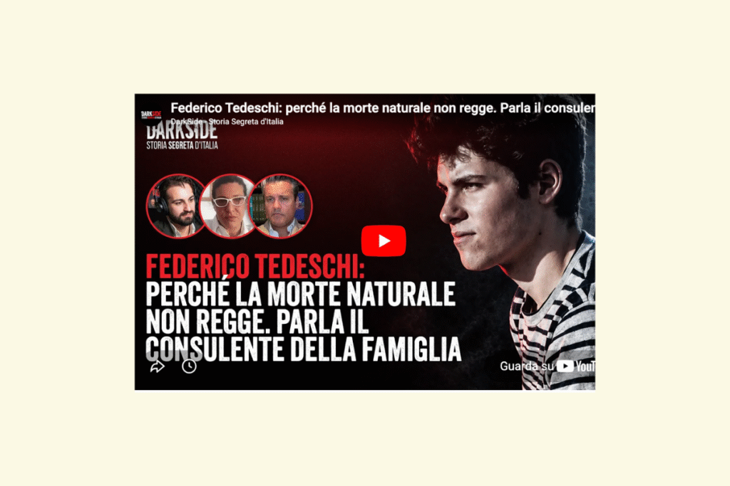 Federico tedeschi intervista a Riccardo Sirello su Darkside